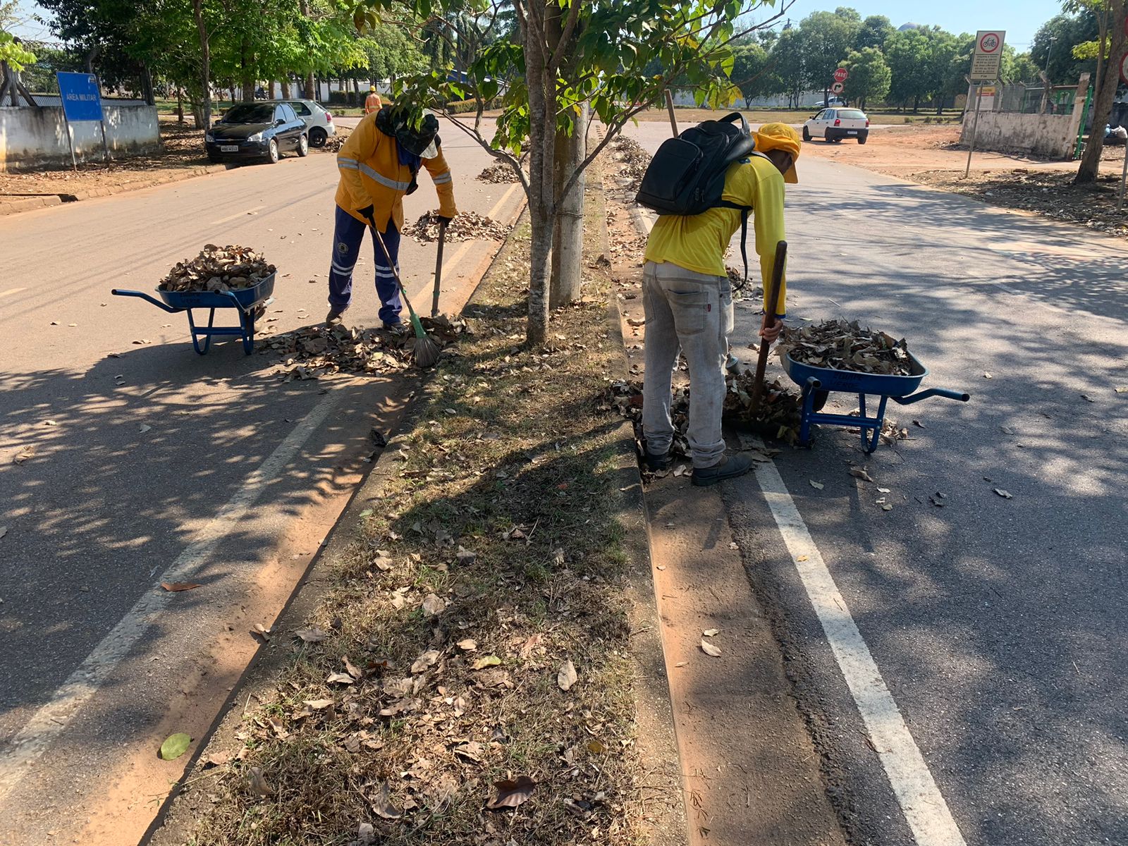 Avenida Lauro Sodré é uma das que receberam o serviço de limpeza