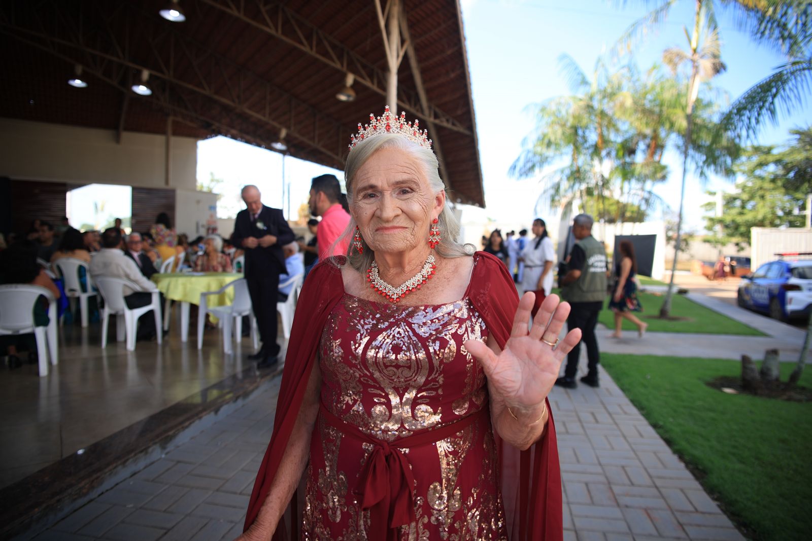 Lourdes Xavier foi a vencedora do concurso Miss da Terceira Idade