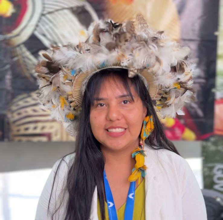 Luciene Kaxinawá, representante do povo Huni Kuin, do Acre, e da Superintendência Estadual do Indígena (SI)