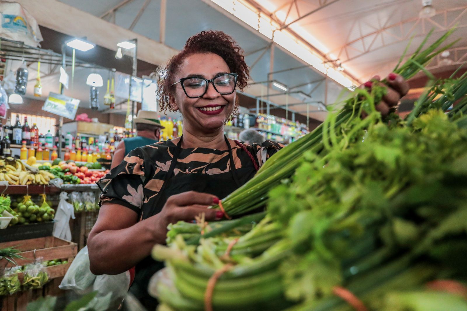 Feirantes tiveram a oportunidade aprender técnicas de exposição de produtos