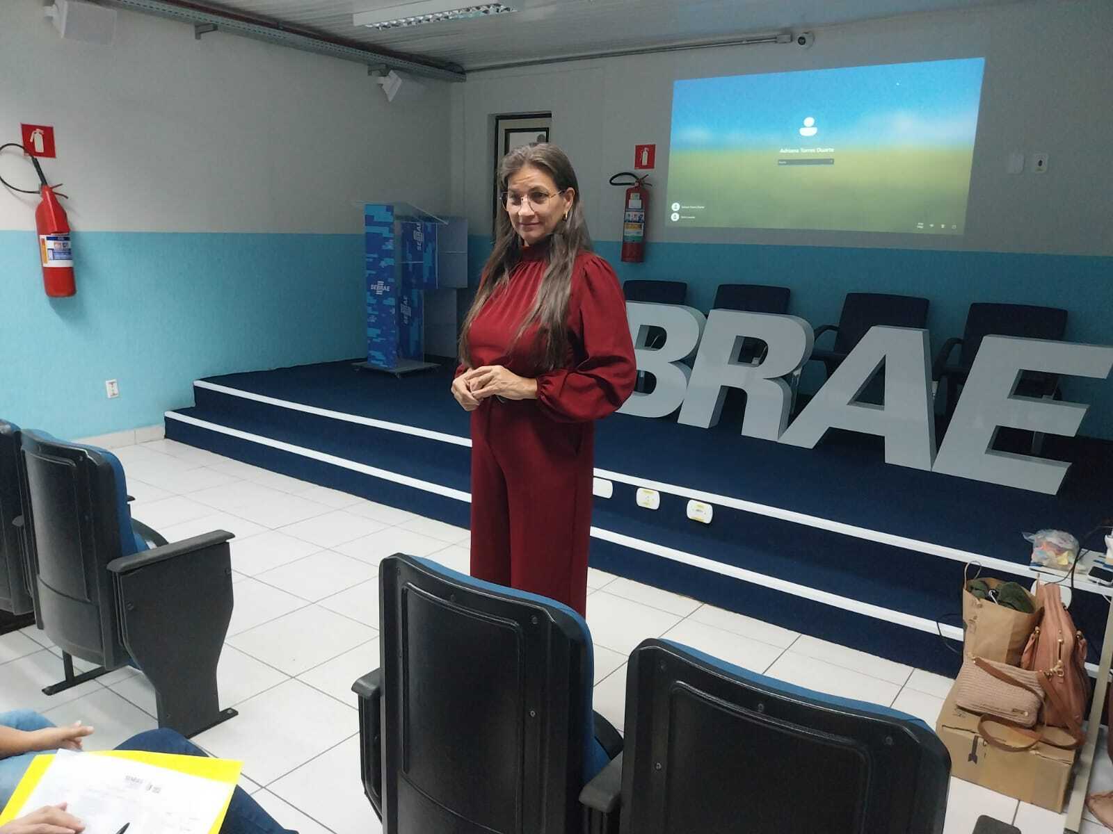 Palestrante Marilene Cristian – consultora do Sebrae/RO