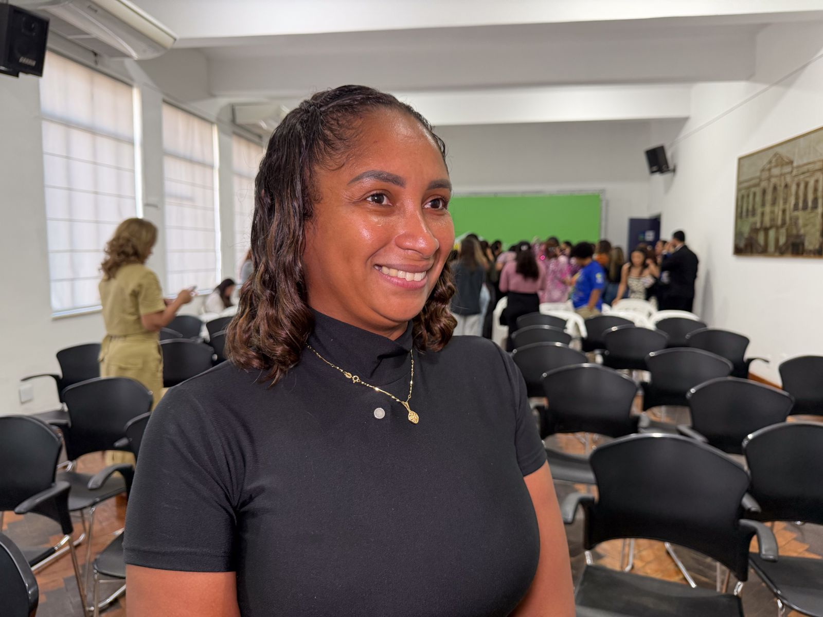 Naiara Caroline contou ficou emocionada com a homenagem