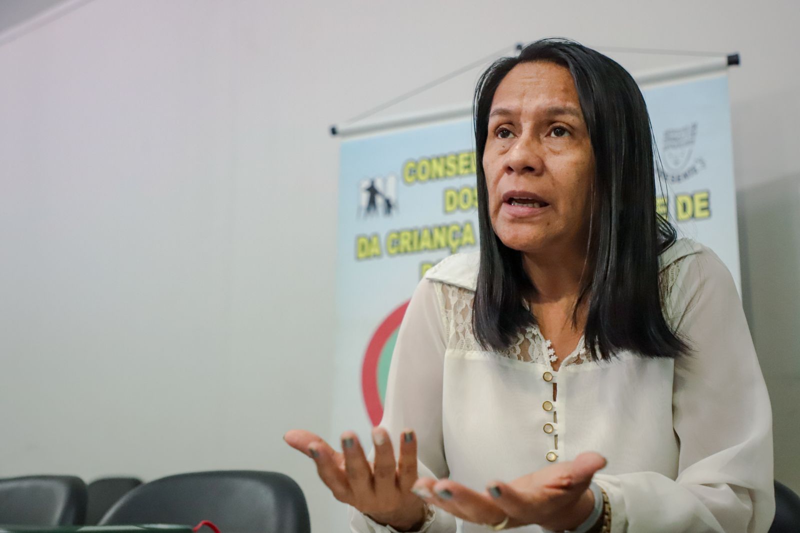 Marina Falcão, presidente do CMDCA 