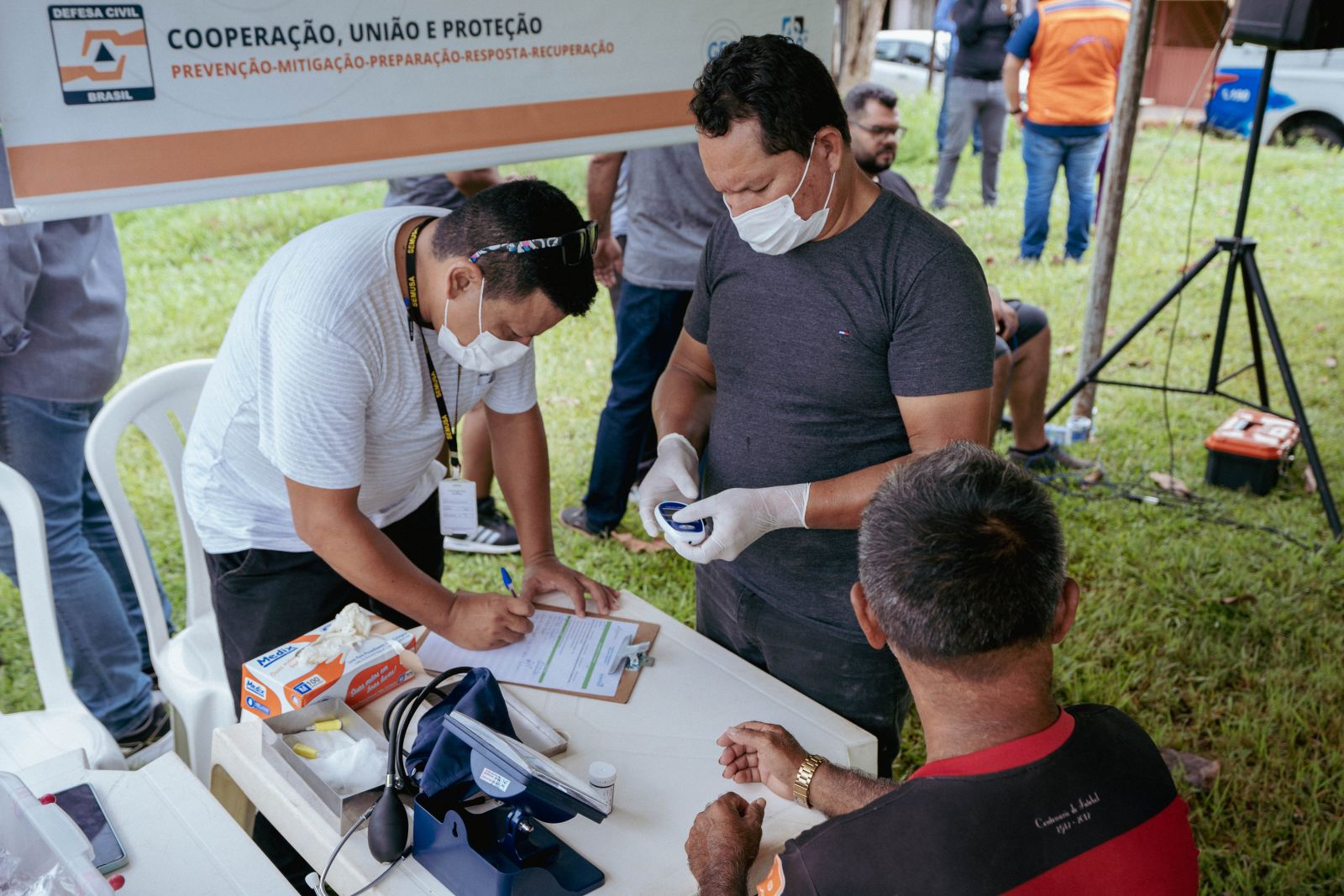 Ao todo, 21 profissionais de saúde participaram das atividades