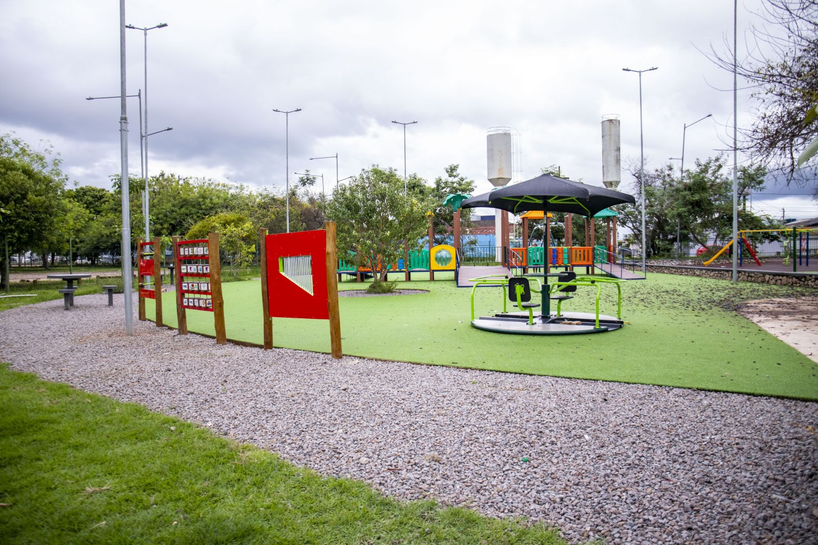 O Parque da Cidade conta com um local moderno, seguro, iluminado e com estrutura para a prática esportiva