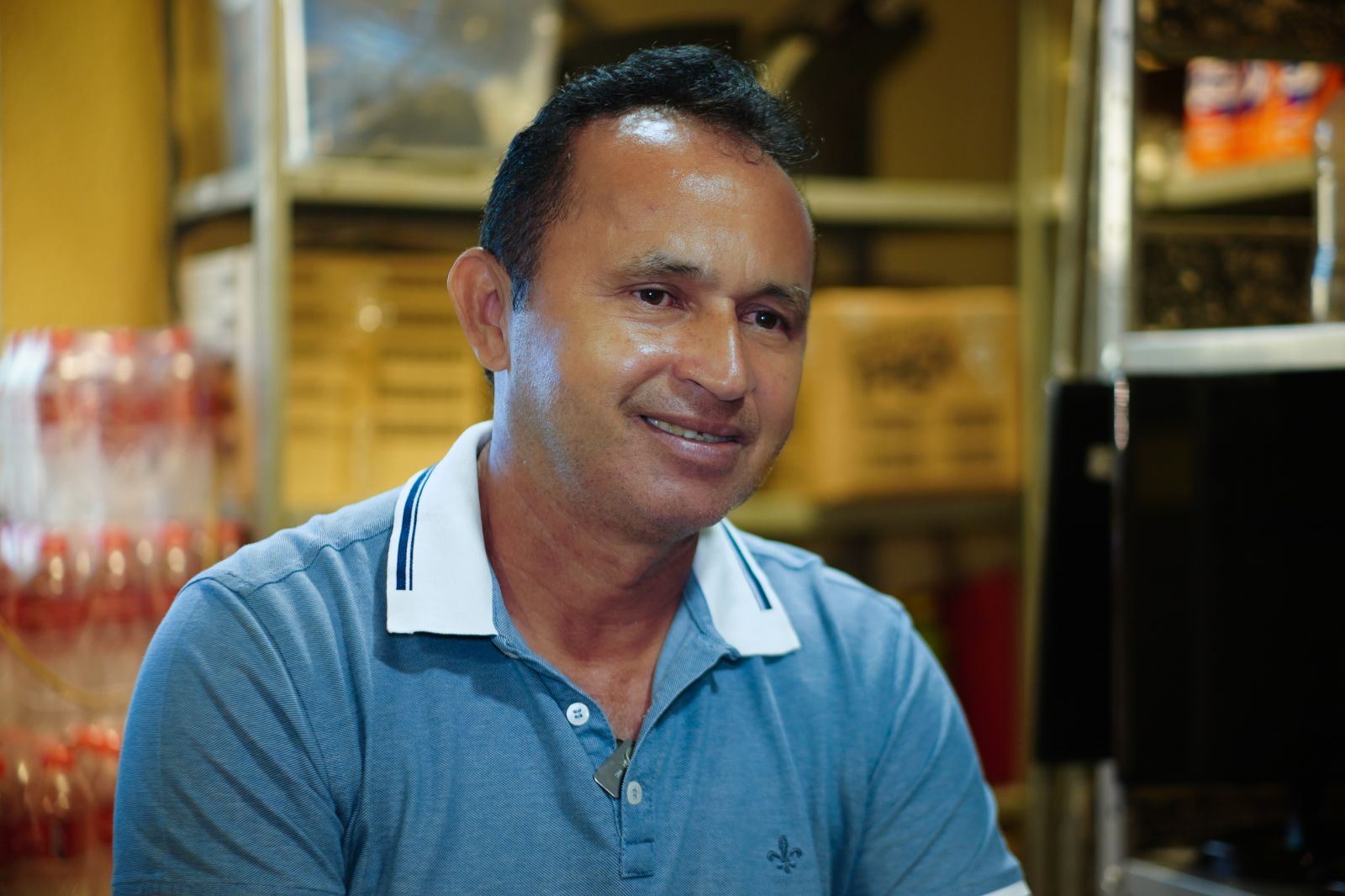  Paulo Sérgio, auxiliar de serviços gerais há 14 anos na Procuradoria do Município
