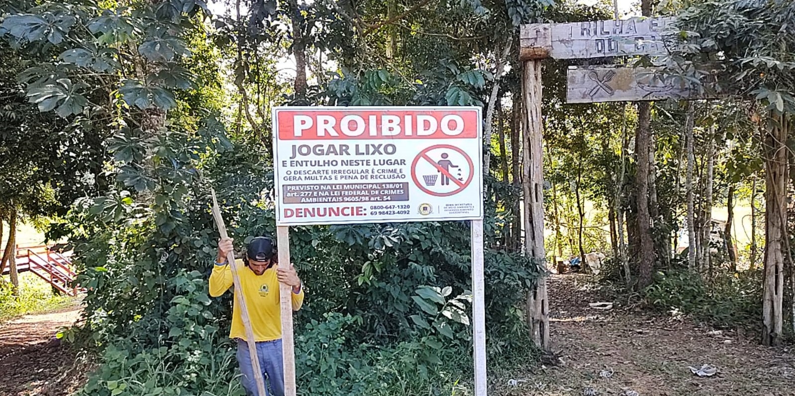 Cinco placas foram instaladas recentemente na Vila Nova de Teotônio