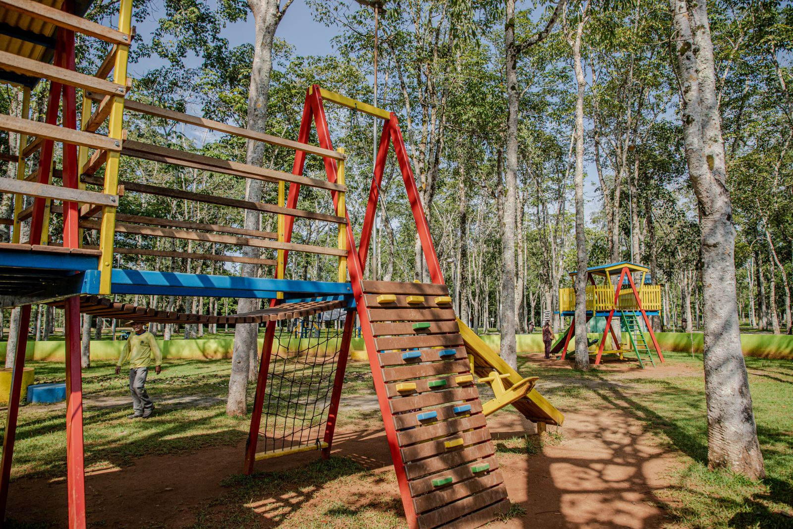 Parque foi estruturado também como ponto de recreação 