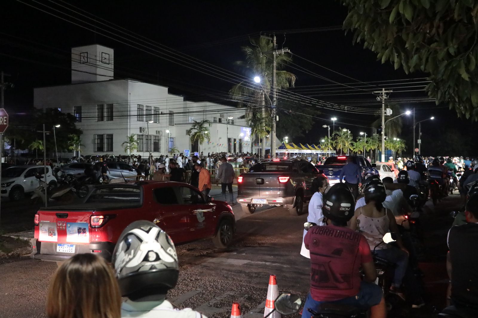 Toda estrutura foi montada para garantir segurança e agilidade na vacinação