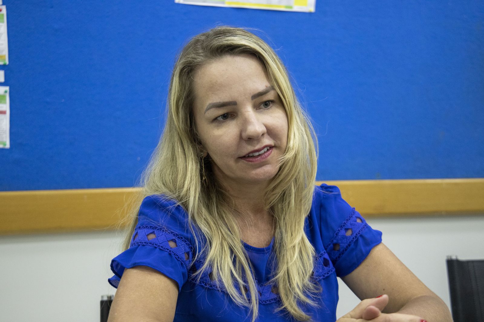 Rosineide Kempim, secretária da Semesc