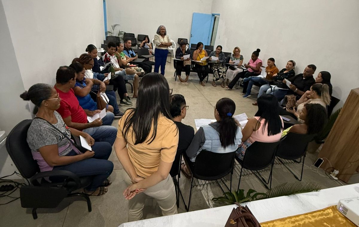 Participaram da capacitação 24 famílias e profissionais do sistema de garantia de direitos