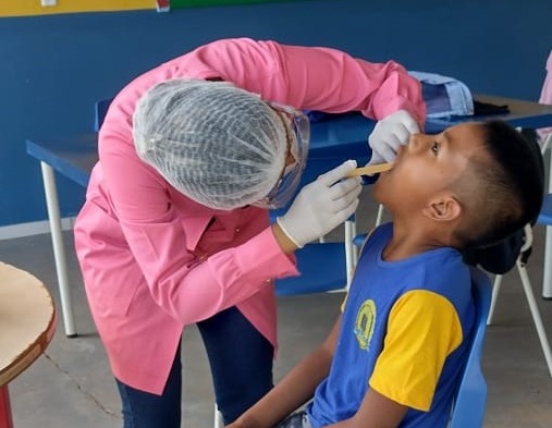 Ao todo, mais de 980 crianças participaram das atividades de educação e promoção à saúde bucal