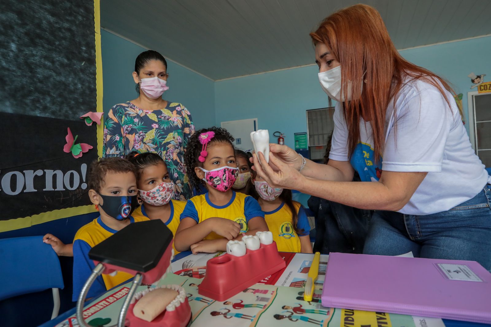 Atividades são voltadas à saúde e ao processo de aprendizado