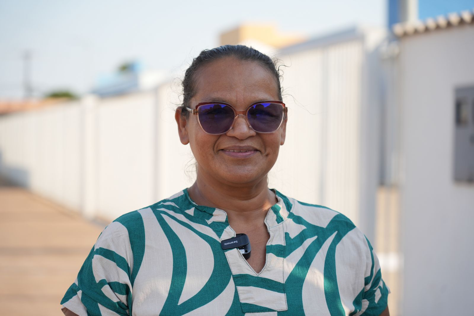  Tereza da Silva comemorou em ver o posto funcionando de verdade