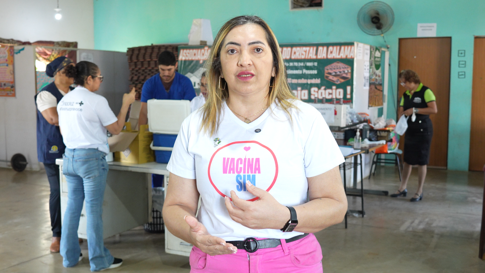 Elizeth Gomes reforça a importância de manter a vacinação em dia