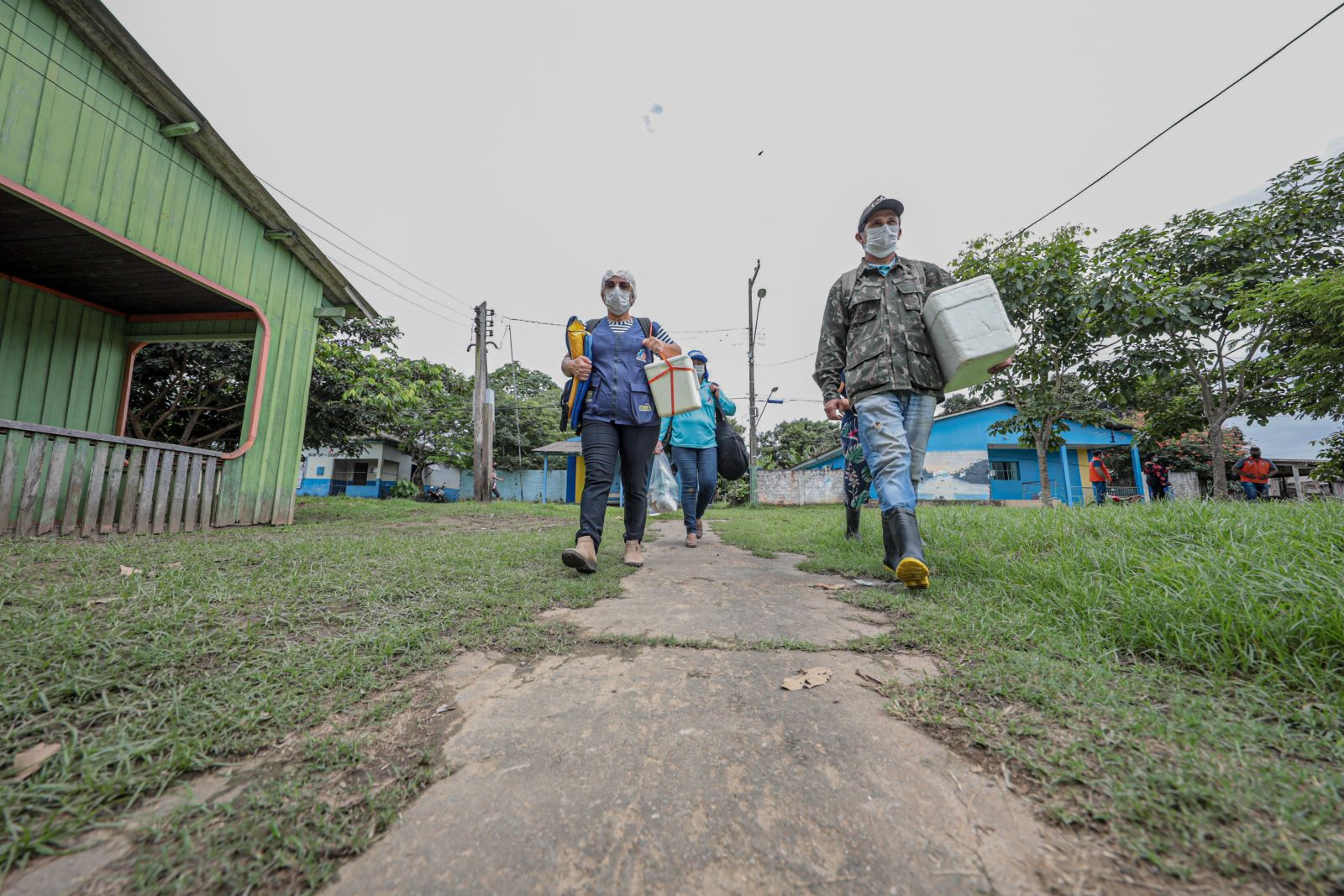 Vacinação contra a covid-19 chegou aos quatro cantos do município 