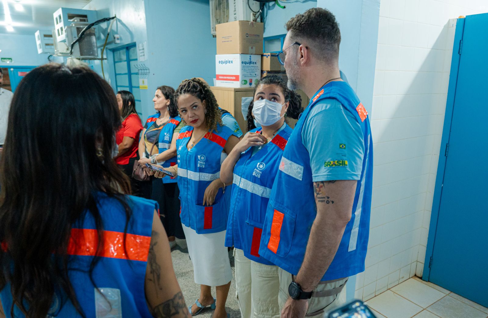 Visitas servem para mostrar para a equipe do SUS as dificuldades que a saúde está enfrentando