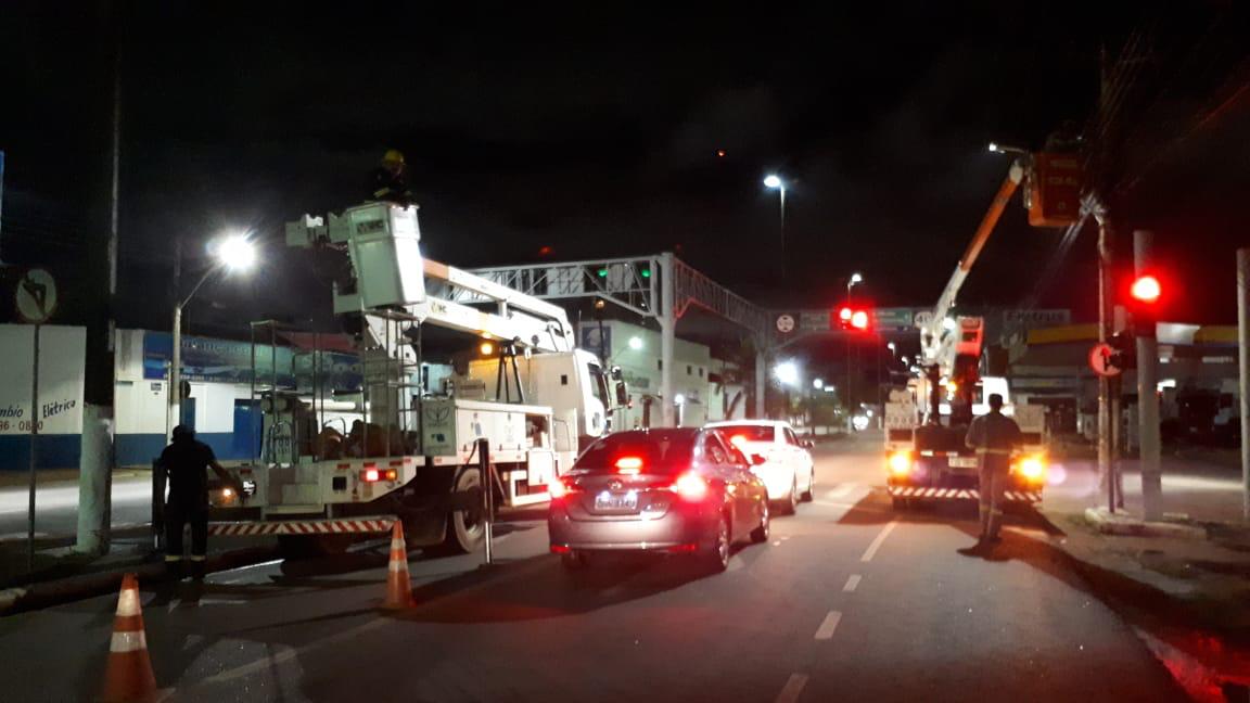 Serviço realizado na região central de Porto Velho