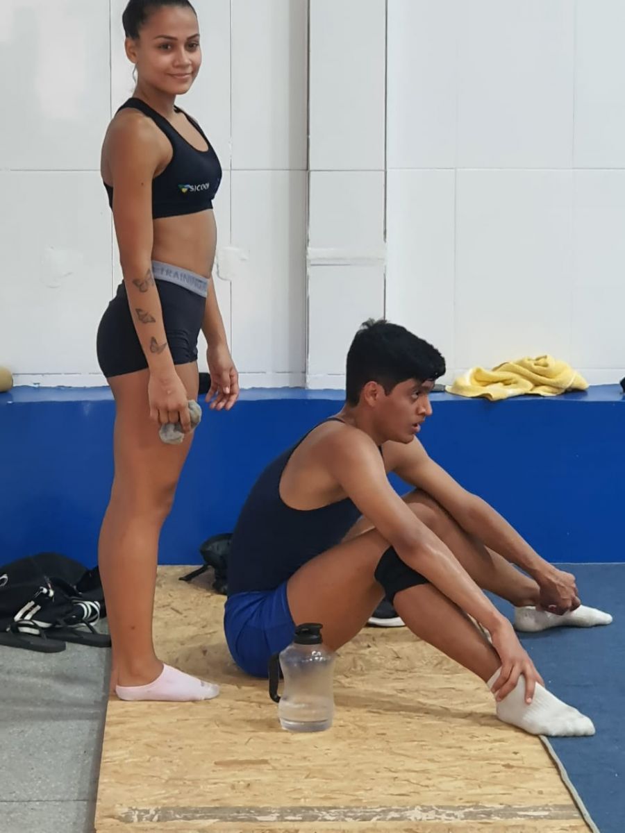 Representantes de Porto Velho durante os treinamentos 