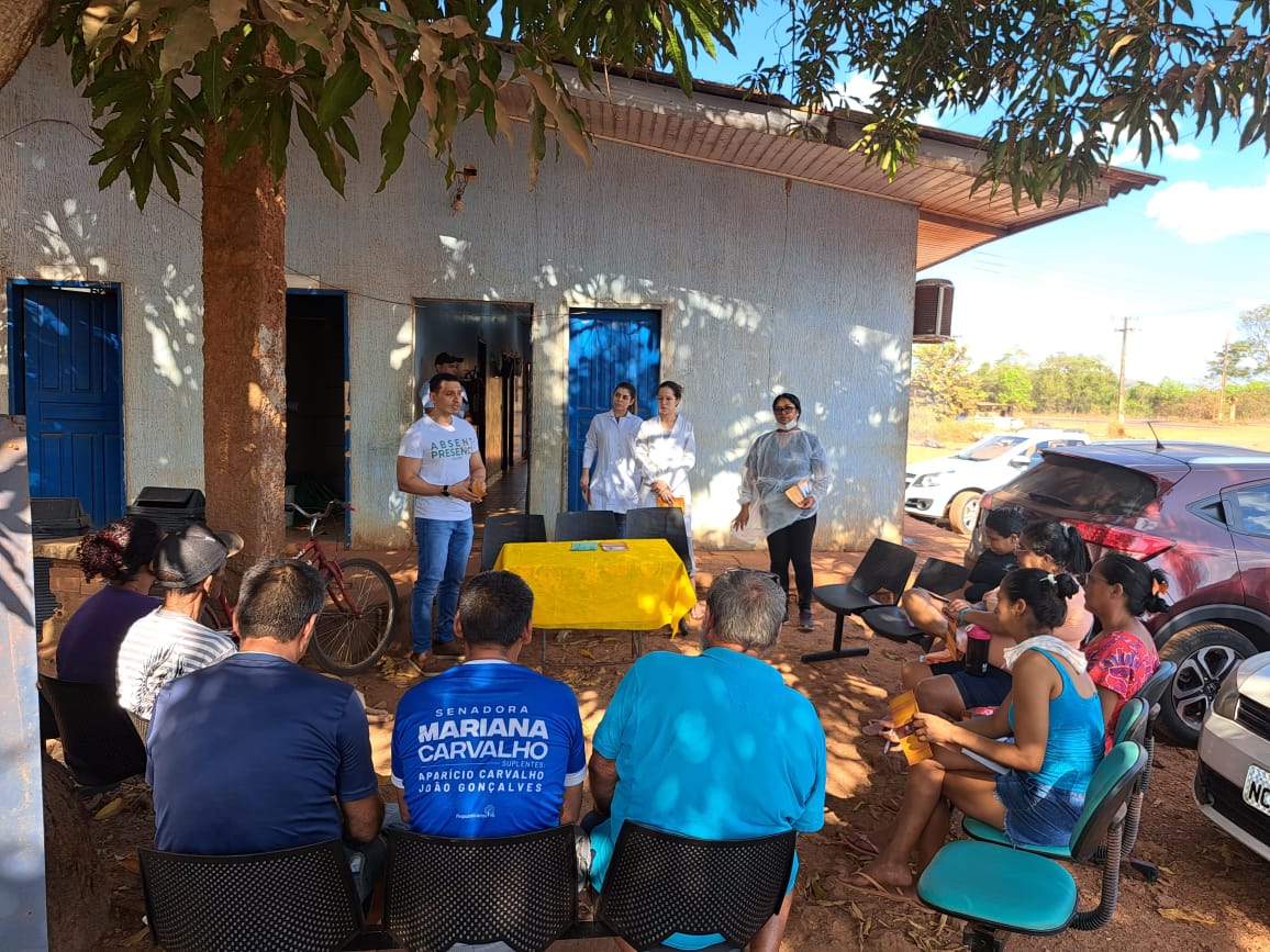 Equipe de saúde da localidade realizou palestras educativas e roda de conversa