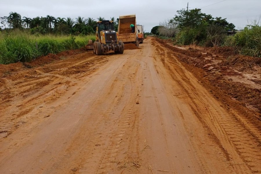 Recuperação da estrada é fundamental para assegurar o transporte escolar