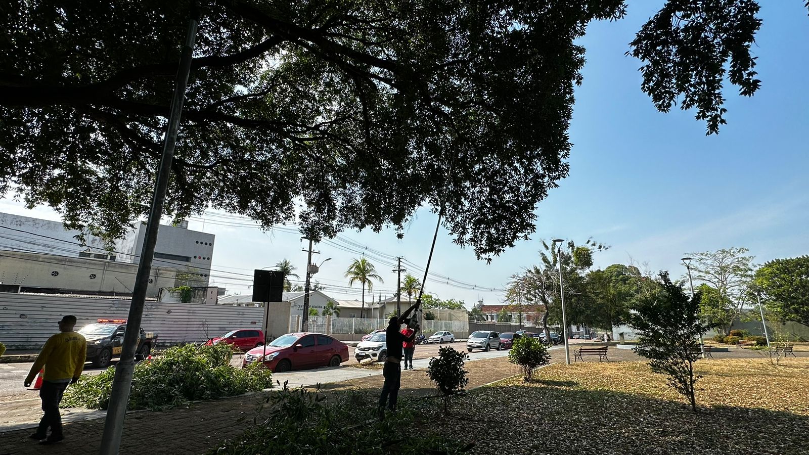 O serviço é realiza em cerca de três locais por dia
