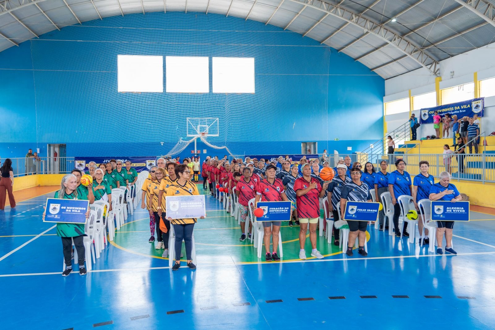 Grupo da terceira idade vai competir em diferentes modalidades