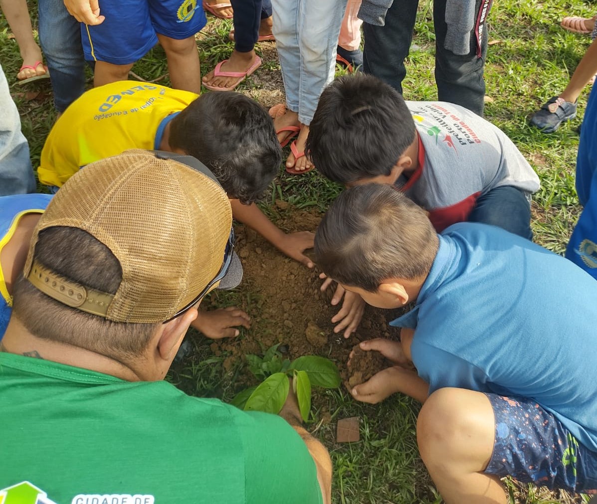 As ações despertam nas crianças o interesse e senso de pertencimento ao meio ambiente