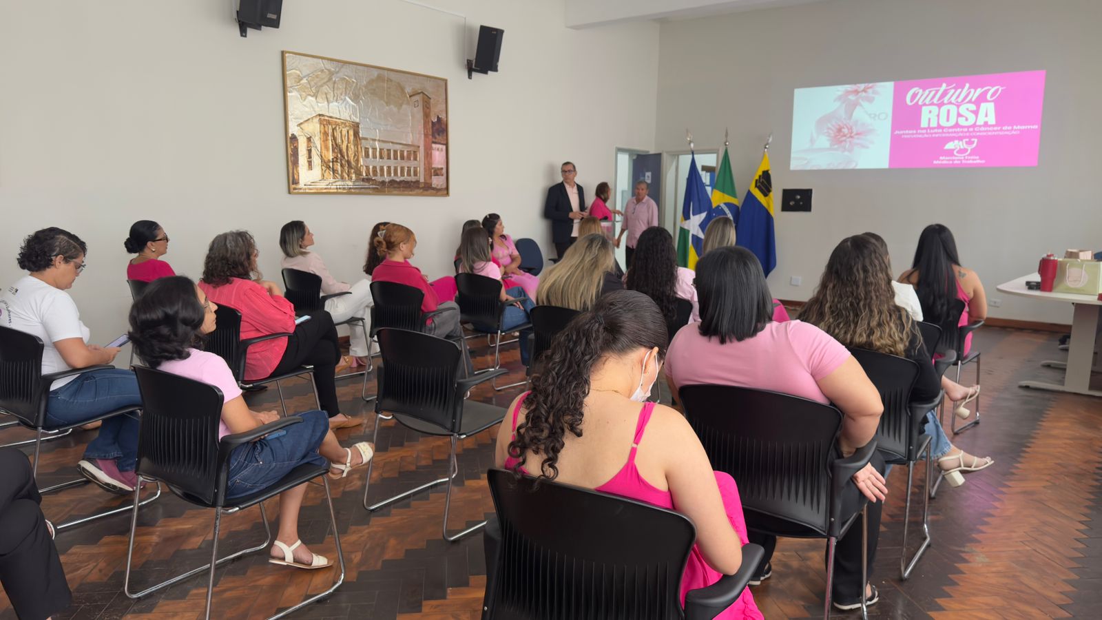 Palestra proporcionou um espaço de diálogo e aprendizado