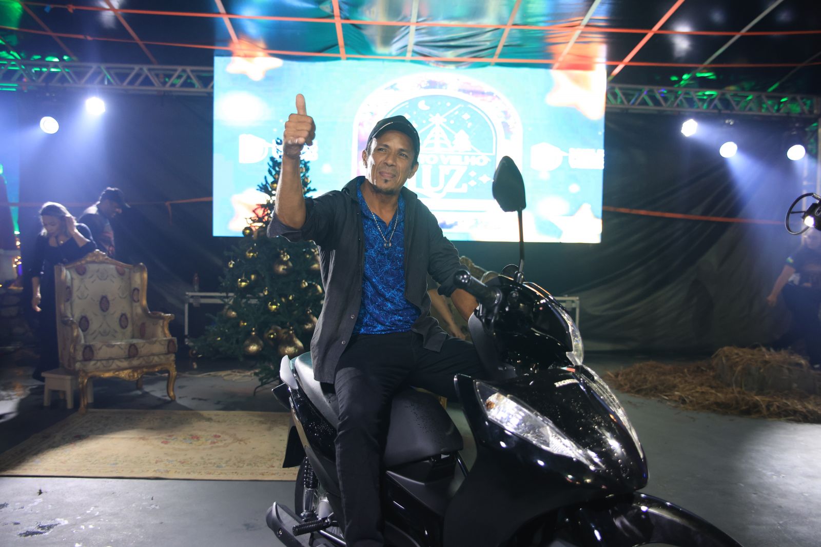 Sorteio da primeira moto foi uma Biz 125 também zero km