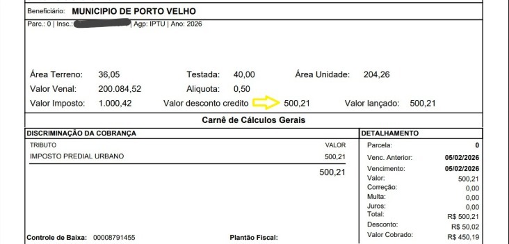 Quem optar pelo pagamento após essa data terá desconto reduzido para 5% no período de 6 de fevereiro a 5 de março