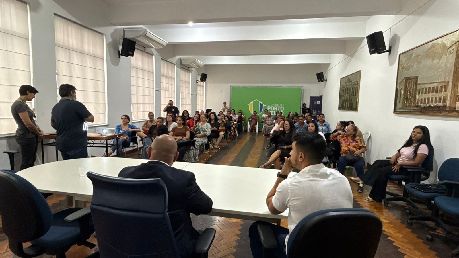 Encontro aconteceu às 14h, no Prédio do Relógio
