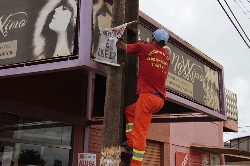 Ação já começa a mudar a realidade do espaço urbano da capital de Rondônia