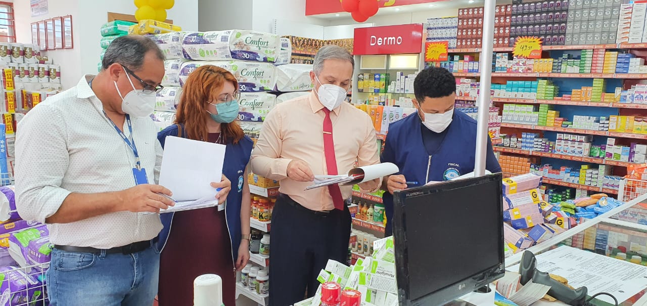 Os locais fiscalizados são farmácias, drogarias e laboratórios