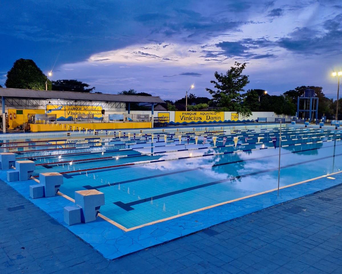 Parque Aquático Vinícius Danin conta com a única piscina pública olímpica de Rondônia