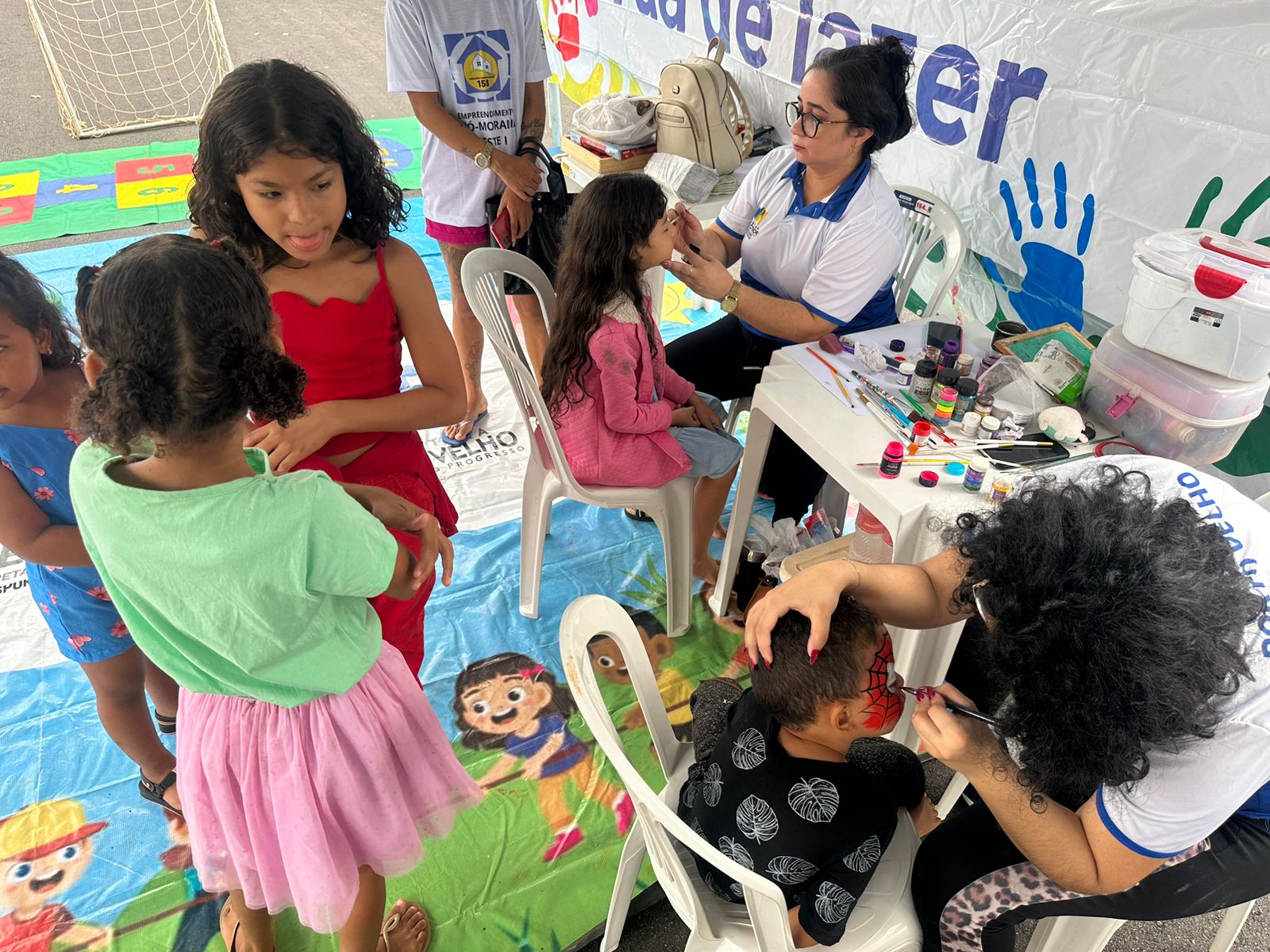 Várias atividades serão desenvolvidas, entre elas a pintura facial