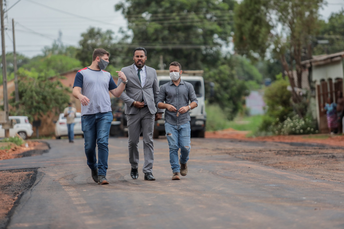 Visita às obras no bairro São Francisco