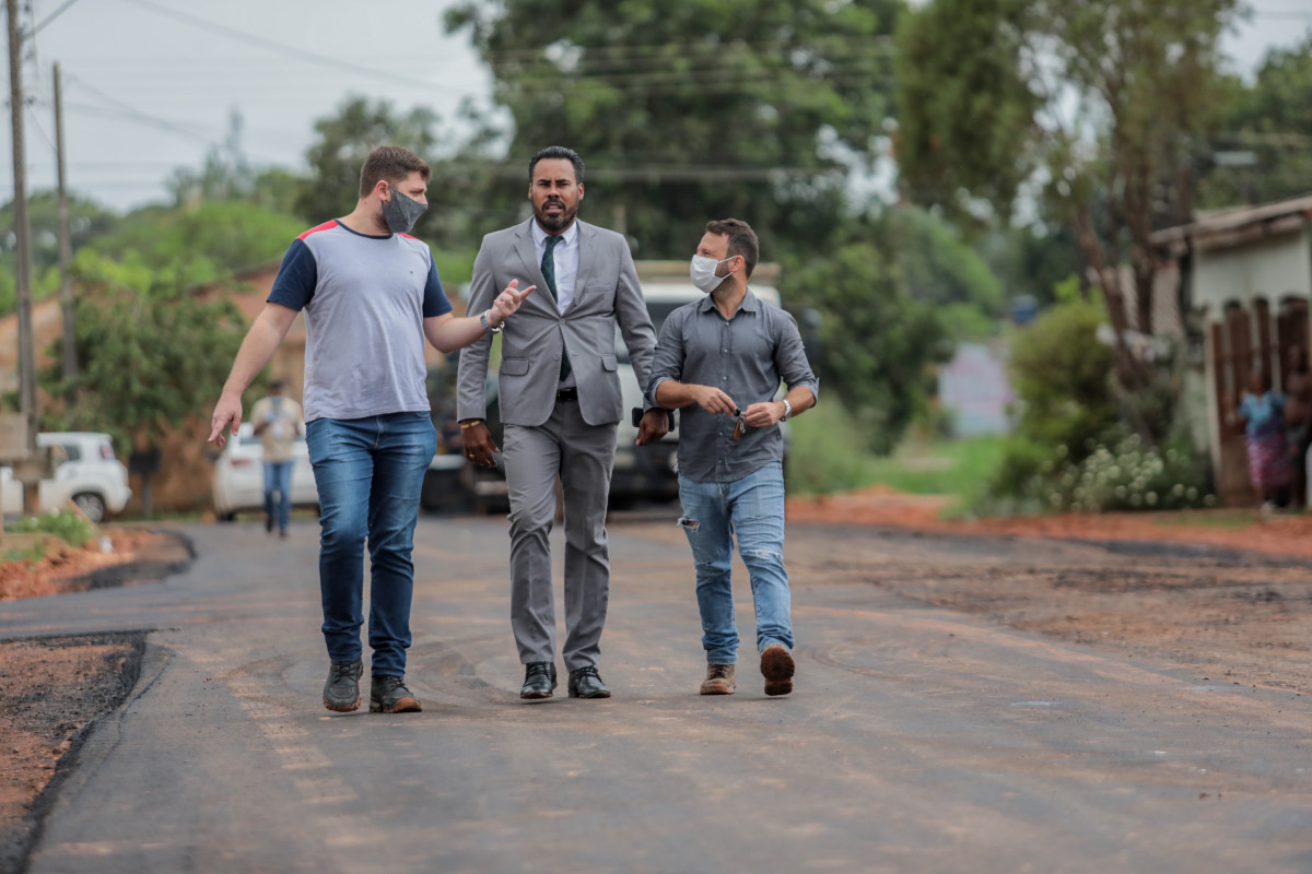 Visita às obras no bairro São Francisco