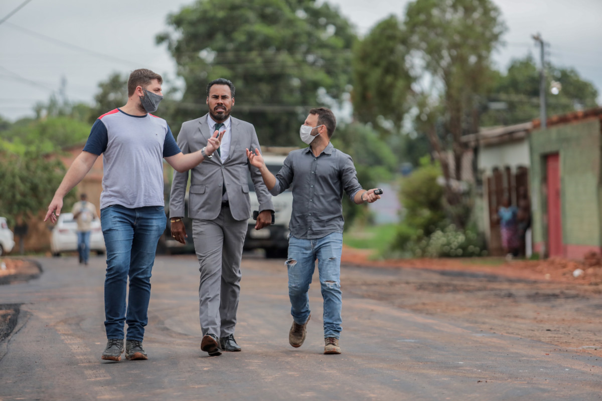 Visita às obras no bairro São Francisco