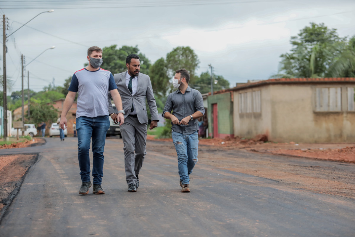 Visita às obras no bairro São Francisco