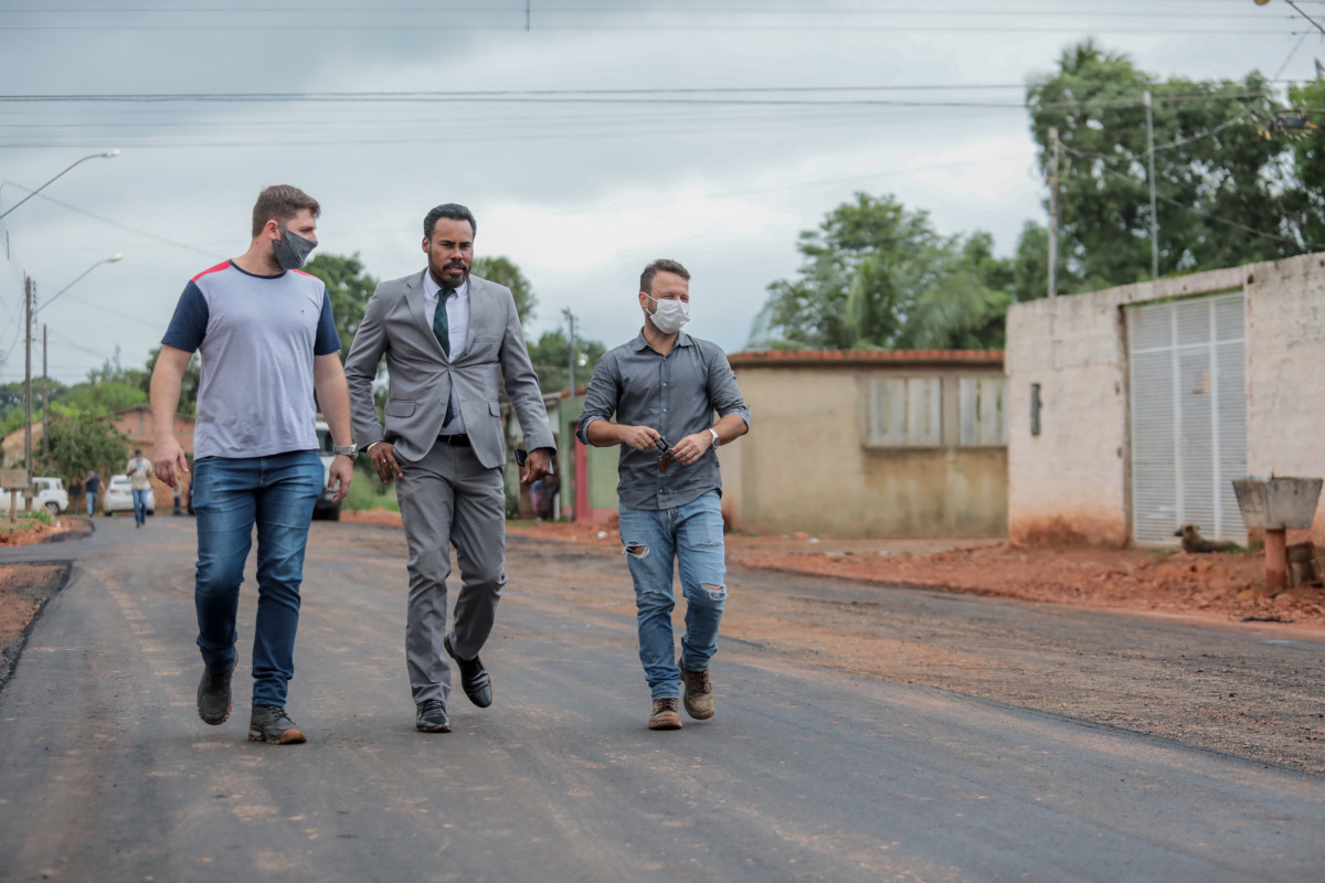 Visita às obras no bairro São Francisco