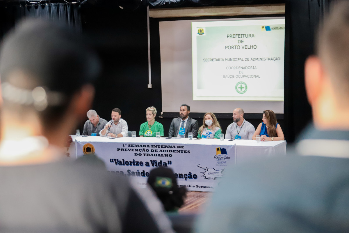Prefeitura promove 1ª Semana Interna de Prevenção de Acidente do Trabalho